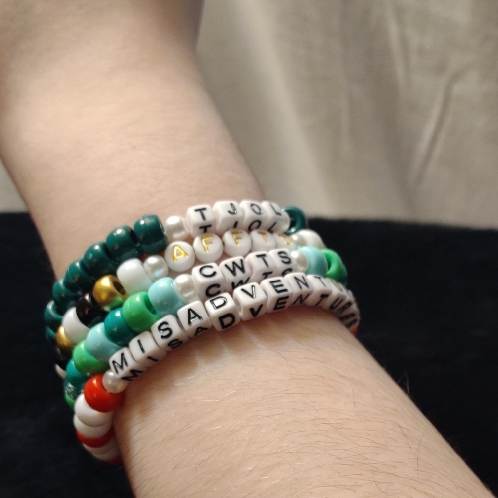 New Colorful Beaded Bracelets Set - Pierce The Veil Theme | Handcrafted